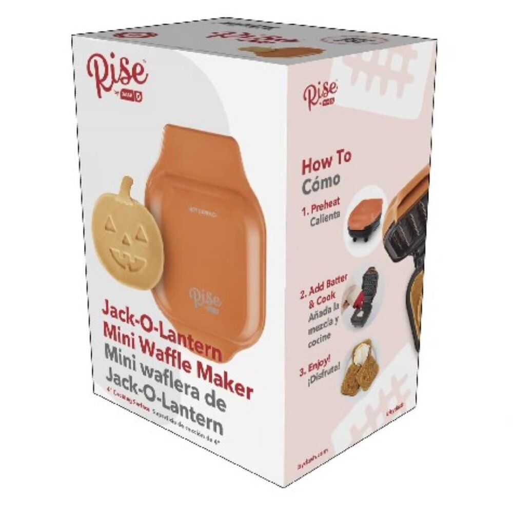 Jack o lantern Mini waffle Maker